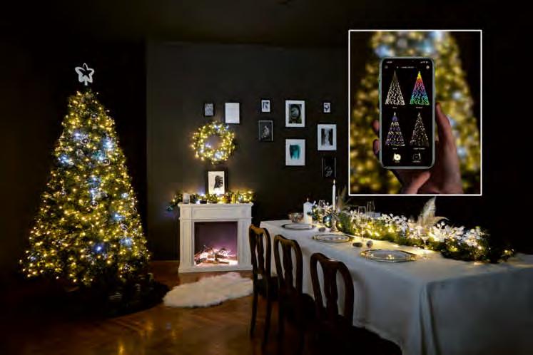 Magische lichtsnoeren veranderen uw kerstboom in een adembenemende lichtinstallatie. Binnen en buiten.