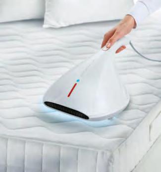 Effectieve viervoudige bescherming tegen huismijt, bacteriën en microben in uw bed. Voor een heel aantrekkelijke prijs. Reinigt diep. Zuigt viezigheid op.