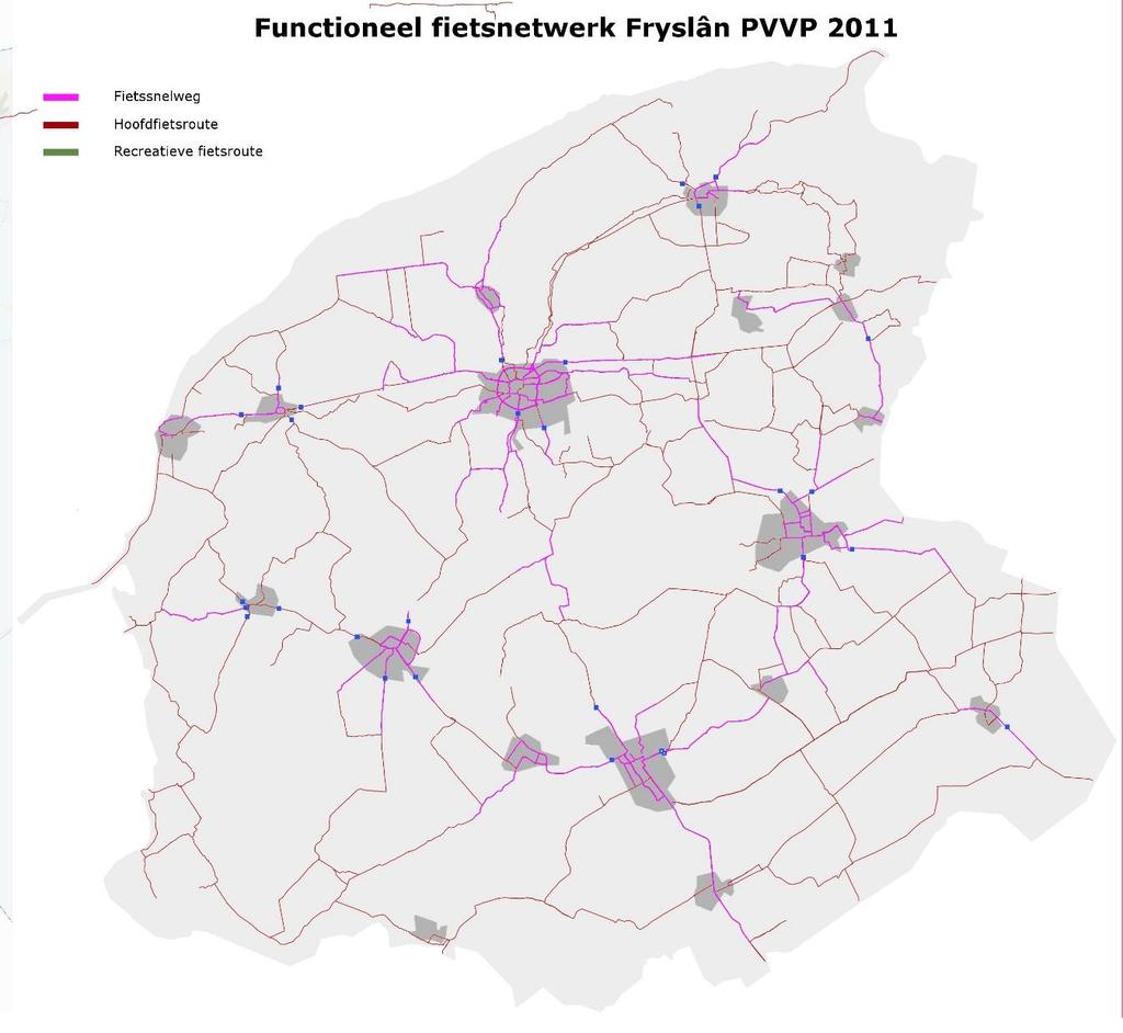 Telpunten fietsnetwerk Fryslân (Bron: provincie Fryslân) Veranderend gebruik fietspaden Naast de elektrische fiets en speed pedelec, vinden steeds meer voertuigen hun weg naar het fietspad, met