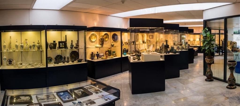 en gebruiksvoorwerpen van aardewerk werden vervaardigd. In 1963 verhuisde het bedrijf naar Drenthe. In het voorportaal van de fabriek is het museum gevestigd.