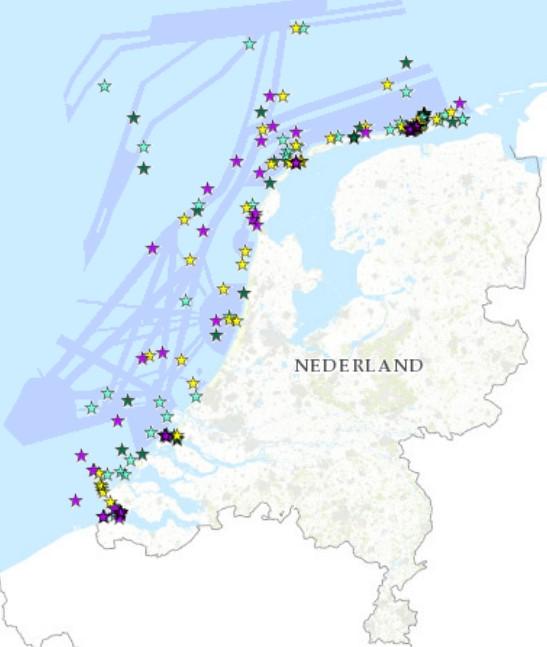 Door verzanding lopen op deze locatie relatief veel (recreatieve) schepen aan de grond, volgens opgave van RWS-medewerkers, mede omdat niet altijd op nieuwe kaarten wordt gevaren.