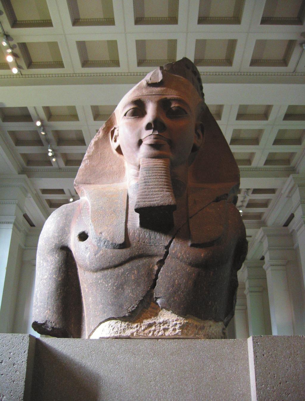 Het Memnonbeeld van Ramses II in het British Museum.