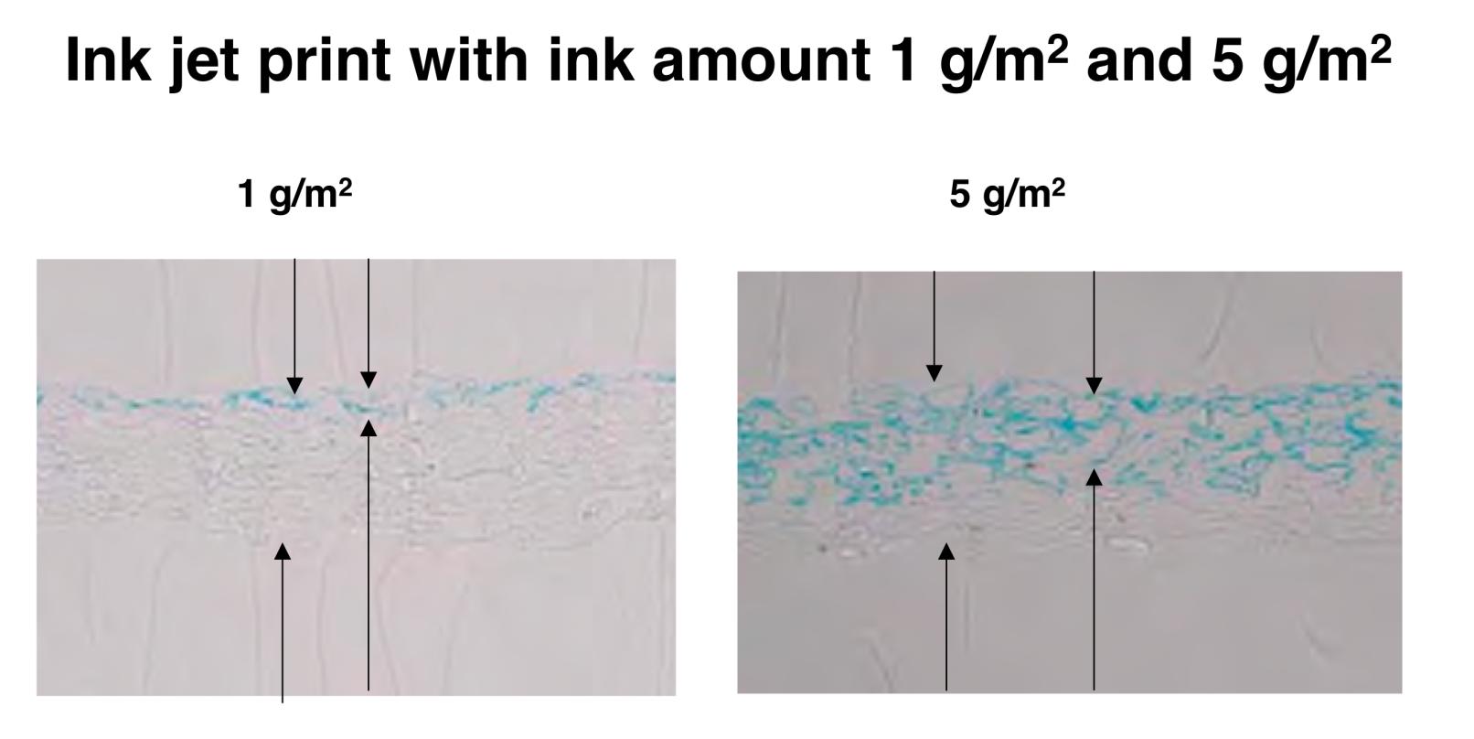 Kleurmeting Inkt/papier interactie: microscoop Bron: Nils
