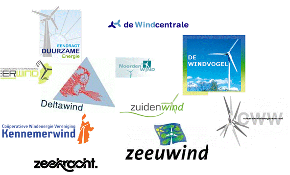 4 Windcoöperaties [Niet alle logo s zijn in de figuur opgenomen} 4.
