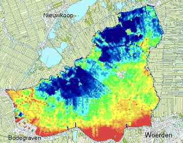 4. Aanpak 90/91 Gemiddeld laagste grondwaterstand (vergelijkbaar met