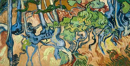 6 Boomwortels Van Gogh schilderde deze boom wortels in 1890. Hij was inmiddels verhuisd naar Auvers-sur-Oise, een kunstenaarsdorpje in de buurt van Parijs.