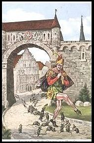 Weliswaar geen sprookjes, maar ook onderdeel van de Märchenstraße zijn de verhalen van de Baron van Münchhausen, de leugenachtige baron.