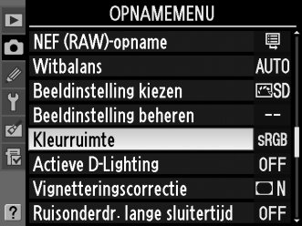 J A Kleurruimte De kleurruimte bepaalt de overeenkomst tussen kleuren en de numerieke waarden waarmee ze in een digitaal afbeeldingsbestand worden aangegeven.