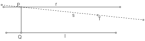 Dan, omdat QRP plus PRS gelijk zijn aan twee rechte hoeken (gestrekte hoek), maar (volgens Lemma 2) de som van de hoeken PRS, RPS en RSP tenminste twee rechte hoeken zijn, volgt hieruit dat de som