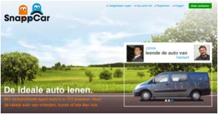 De derde vorm van autodelen is een geavanceerde vorm van carpoolen, zoals BlaBlaCar (www.blablacar.nl). Op speciale websites worden bestuurders en passagiers aan elkaar gekoppeld.