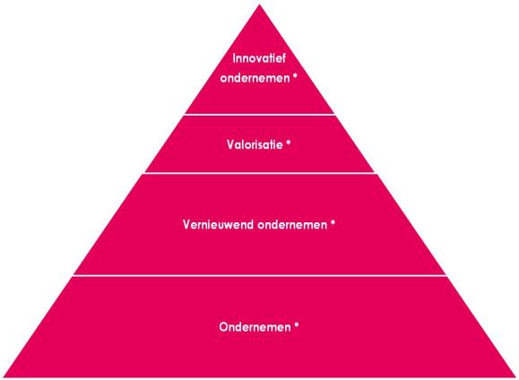 6. Instrumentarium Het inhoudelijk programma rond innovatie wordt ondersteund door instrumentarium: een verzameling organisatorische en financiële middelen en voorzieningen die het innovatieklimaat