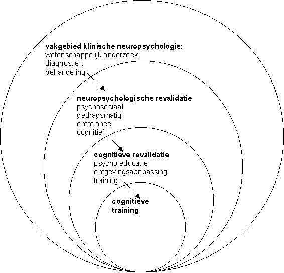 1.3 Cognitieve Revalidatie Er bestaat vaak discussie over wat nu precies valt onder de term cognitieve revalidatie: dient men alleen de behandeling van de aangedane cognitieve functies hieronder te