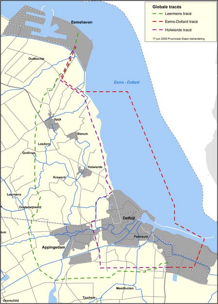 1 INLEIDING 1.1 Aanleiding Tussen de Eemshaven en Oosterhorn Delfzijl is een buizenstraat/-strook gepland waarmee beide industriële complexen met elkaar worden verbonden.