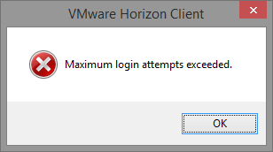 Account geblokkeerd Als je 3 maal de verkeerde token code invult, dan krijg je de melding Maximum login attempts exceeded.