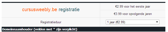 10 Je.be domeinnaam koppelen Voor een site met een.be extentie raad ik Versio aan. Je kan dit bij gelijk welke registrar doen maar prijs/kwaliteit beveel ik Verio aan.