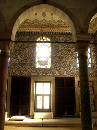 - de Sultanahmet Moskee ( Blauwe Moskee ).