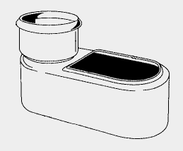 Een speciaal tebehren "rustige tever" van recycleerbaar plyethyleen, is eveneens beschikbaar. Het is uitgerust met een aansluitstuk D110 f D125, waarp men de watertever aansluit.