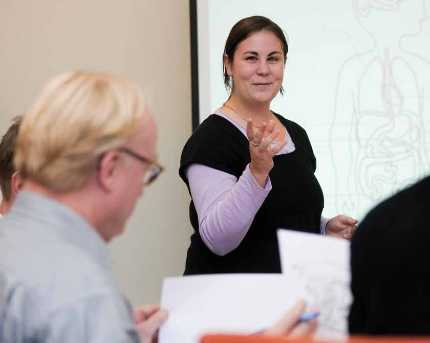 Deze Eerst de Klasser (tranche I) werkt sinds een klein jaar als docente biologie op het BC Broekhin College in Roermond. Haar bedrijfsproject doet ze bij DSM.