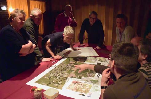 Op deze avond presenteerden Haarle, Boskamp en Lonneker de resultaten uit het project Buurtlandschappen.