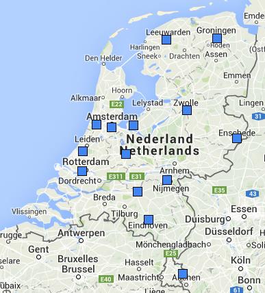 nl. Figuur 2 Momentopname landkaart regionale kenniswerkplaatsen: Wmo-werkplaatsen,