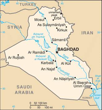 6 Gevalstudie: Irak Bron: CIA Factbook: www.cia.gov/library/publications/the-world-factbook/index.