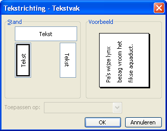 De voorkant is het meest rechtse deel van het sjabloon. Klik hierin en voeg b.v. een afbeelding in.