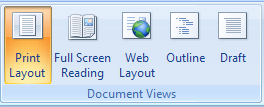 Een bestaand document openen: 1. Klik op de Office knop en selecteer Open. 2. Navigeer naar het te openen bestand. 3. Klik op Open wanneer je het juiste document geselecteerd hebt.