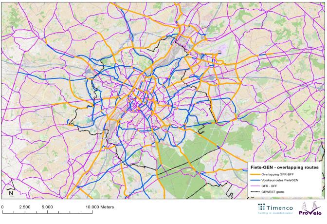 Actieplan 49% overlap met gewenst GFR - BFF Actieplan Intergewestelijk akkoord Fiets-GEN: Intergewestelijke projectgroep Fiets-GEN Investeringsfonds fiets-gen (ca.