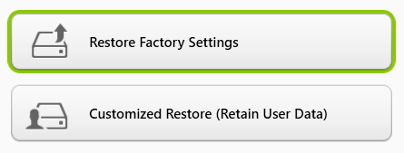 Herstel - 17 Herstellen vanuit Windows Start AcerRecovery Management: Ga naar Start en voer 'Recovery' (Herstel) in. Klik vervolgens op Acer Recovery Management in de lijst met apps.