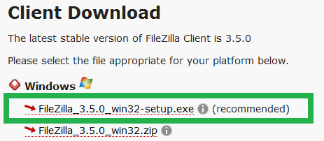 Downloaden van FileZilla Met het basispakket kunt u eenvoudig uw website aanpassen met het programma Filezilla. Filezilla is een zogenaamd FTP-programma.