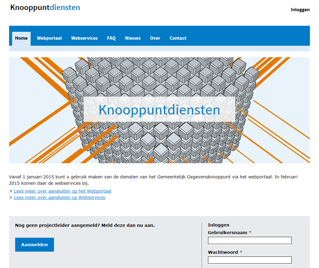 Connectietest Internet Om te controleren of uw werkstation beschikt over Internet kunt u naar de volgende URL gaan: https://www.knooppuntdiensten.nl/.