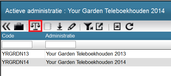 Jaarovergang, overnemen beginbalans Het is niet mogelijk om in Visma Teleboekhouden nieuwe administraties of nieuwe boekjaren toe te voegen. Uw intermediair kan dit voor u uitvoeren.