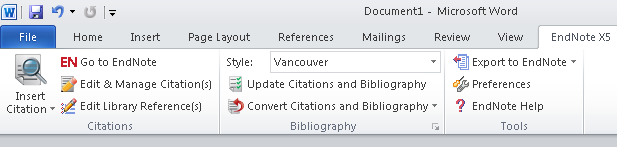 1.5 Voorkeuren Via Preferences kan je je voorkeuren voor het werken met Endnote instellen. Endnote en Word staan in constante verbinding met elkaar (= instant formatting).