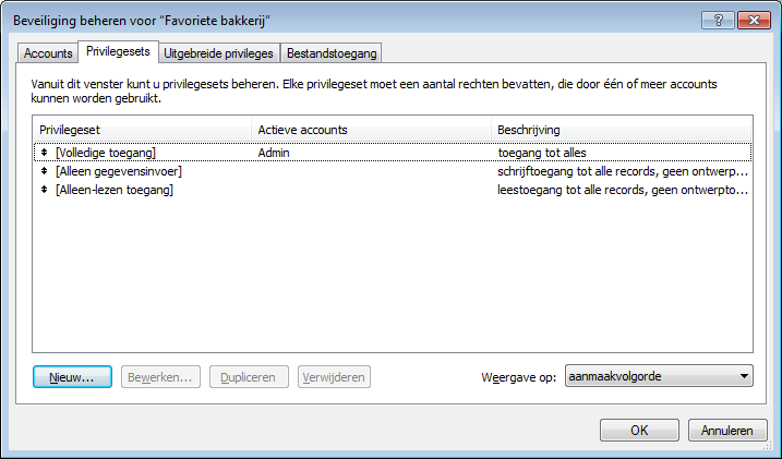 Hoofdstuk 6 Databases beveiligen 162 3.