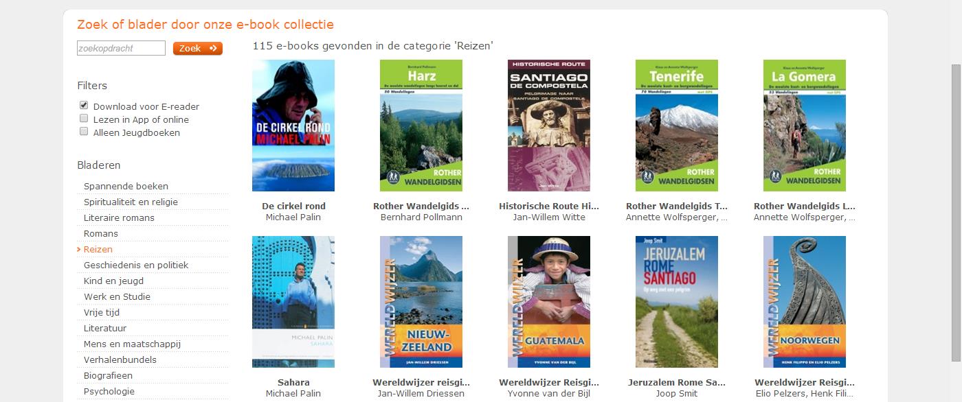 2. Een e-book lenen voor de e-reader Via de website van de Bibliotheek kun je e-books lenen met je aangemaakte account. 1. Surf naar https://www.bibliotheek.nl/ebooks/ 2.