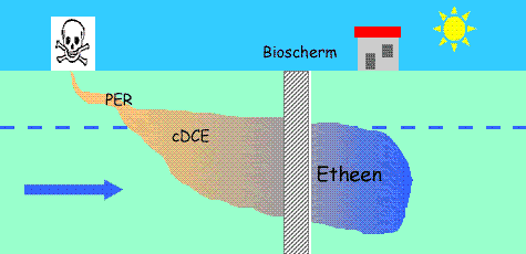 Bioscherm in de pluim