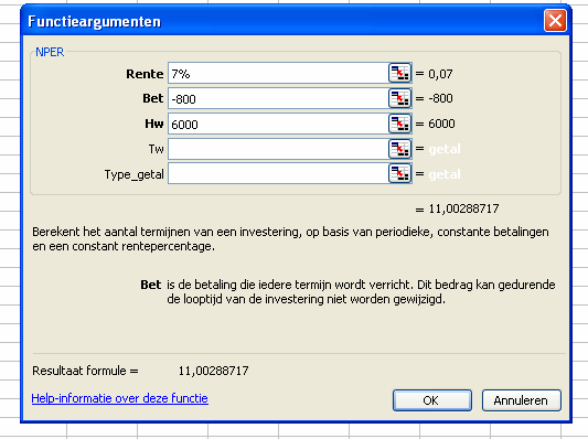 Lee of spae? Voobeeld 2 Veodestel dat de maktete 7% is.