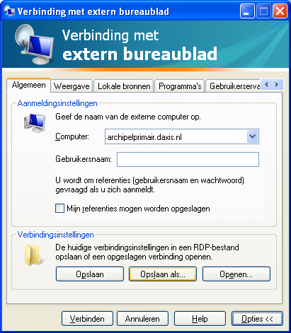 5.2. Windows XP Klik op de Startknop linksonder in beeld. Klik dan op alle programma s en daarna op Bureauaccessoires. Zoek naar Verbinding met extern bureaublad (zie figuur 13).