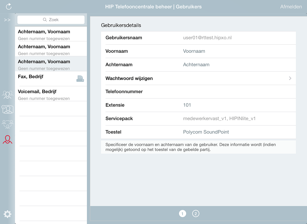 Handmatige configuratie In principe is elk SIP toestel geschikt om aan te sluiten op Connect 1 Small Business.