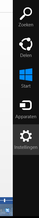 3 Overige Tips & Tricks Vanaf nu laten we het Windows 8 menu even links liggen en starten we steeds vanuit ons Bureaublad (Herhaal even puntje 2.
