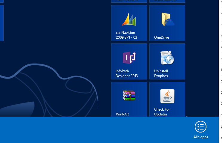 Dus kan u uw bureaublad-tegel niet terugvinden? Dan kan u dit gewoon zoeken door bureaublad te typen in het startmenu: 2.