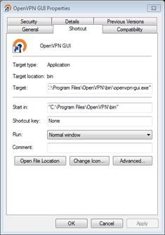 Alle configuratie bestanden met de.ovpn extensie worden automatisch opgepikt door OpenVPN. Let op!