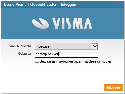 Inlogprocedure VISMA Teleboekhouden 7.2 De inlogprocedure van VISMA Teleboekhouden 7.2 is gewijzigd.