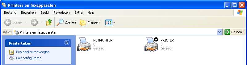 printer nu automatisch