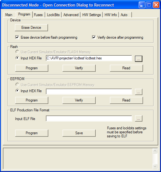 Figuur 38: Foto AVRISP MKII programmer en adapterprint van 6 naar 10 pin ISP