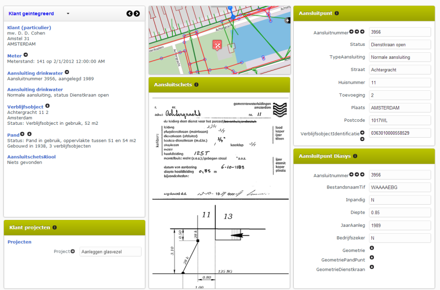 4. Vertex - Klanten & Assets Voor Gemeenten, Energie-, Drinkwater- en Telecombedrijven heeft Processfive een integratie- en informatieplatform ingericht om alle gegevens rondom de levering van