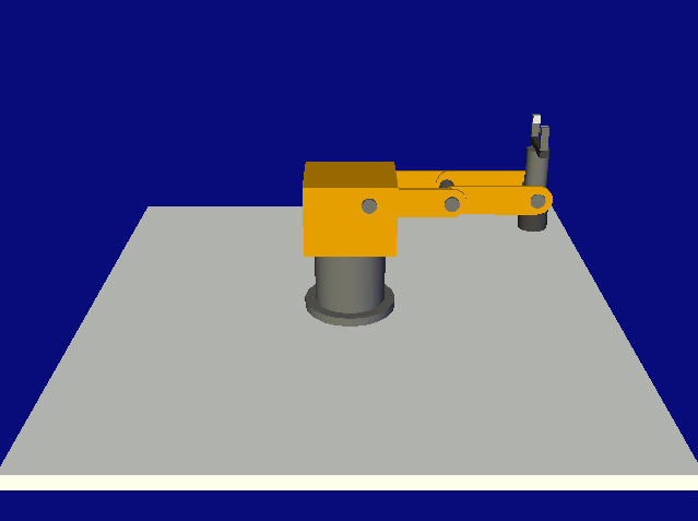 u Figuur 5.1: Beginpositie van de robot Client Server Poort 1666 Virtuele Robot Poort 1667 Robotcontroller Figuur 5.