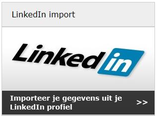 5.5 LinkedIn import Je kan tijd besparen door de gegevens uit je LinkedIn-profiel te importeren in je eportfolio. Maak daarom gebruik van de LinkedIn Import.