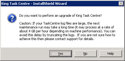 Installatie King Task Centre In deze handleiding wordt beschreven hoe u het King Task Centre moet installeren.