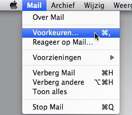 Stap 2: Klik op het drop down menu naast Server